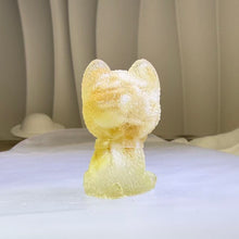 Load image into Gallery viewer, Giant Clam Shell Resin Puppy Figurine 砗磲滴胶小狗摆件
