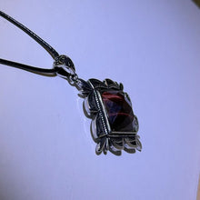 Load image into Gallery viewer, Red Tiger's Eye Vintage Pendant Necklace 红虎眼石复古吊坠项链
