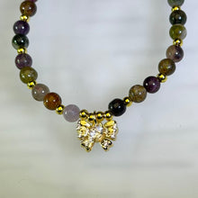 Load image into Gallery viewer, Rainbow Tourmaline Adjustable Bracelet 彩虹碧玺可调节手链
