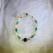 Load image into Gallery viewer, Candy Heart Agate Amazonite Adjustable Bracelet 糖心玛瑙天河石可调节手链
