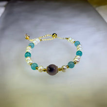 Load image into Gallery viewer, Candy Heart Agate Amazonite Adjustable Bracelet 糖心玛瑙天河石可调节手链
