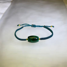 Load image into Gallery viewer, Malachite Hand-woven Adjustable Bracelet 孔雀石手编可调节手链
