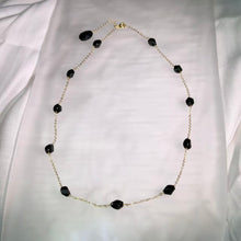 Load image into Gallery viewer, Obsidian Necklace 黑曜石项链
