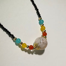 Load image into Gallery viewer, Cherry Blossom Agate Necklace 樱花玛瑙项链
