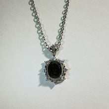 Load image into Gallery viewer, Smoky Quartz Halo Necklace 茶晶光环项链
