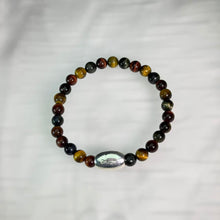 Load image into Gallery viewer, Multicolor Tiger's Eye Beaded Bracelet 彩色虎眼石手串
