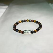 Load image into Gallery viewer, Multicolor Tiger's Eye Beaded Bracelet 彩色虎眼石手串
