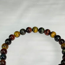 Load image into Gallery viewer, Multicolor Tiger's Eye Beaded Bracelet 彩色虎眼石手串
