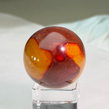 Load image into Gallery viewer, Carnelian Sphere Specimen 红玛瑙球摆件
