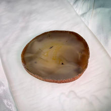Load image into Gallery viewer, Grey Agate Slice Specimen 灰玛瑙切片摆件
