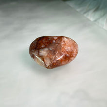 Load image into Gallery viewer, Red Hematoid Quartz Heart Carving 红胶花水晶心形摆件
