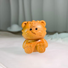 Load image into Gallery viewer, Thuja Wood Tiger Figurine 崖柏木老虎摆件
