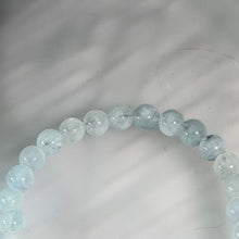 Load image into Gallery viewer, Aquamarine Amethyst Beaded Bracelet 海蓝宝紫水晶手串
