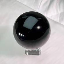 Load image into Gallery viewer, Black Obsidian Sphere 黑曜石球摆件
