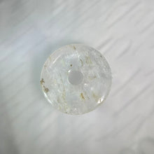 Load image into Gallery viewer, Clear Quartz Lucky Buckle 白水晶平安扣
