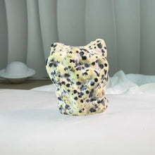 Load image into Gallery viewer, Dalmatian Jasper Nine-Tailed Fox Figurine 斑点石九尾狐摆件
