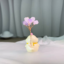 Load image into Gallery viewer, Amethyst Tree Chicken Figurine 紫水晶树小鸡摆件
