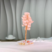 Load image into Gallery viewer, Rose Quartz Tree of Life 粉水晶生命之树摆件
