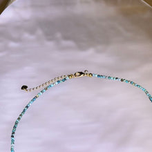 Load image into Gallery viewer, Green Turquoise Pearl Dreamcatcher Necklace 绿色绿松石捕梦网珍珠项链
