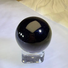 Load image into Gallery viewer, Black Obsidian Sphere 黑色黑曜石圆球
