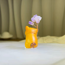 Load image into Gallery viewer, Amethyst Crystal Money Tree Dog Figurine 紫水晶发财树小狗摆件
