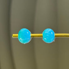 Load image into Gallery viewer, Amazonite Stud Earrings 天河石简约耳钉
