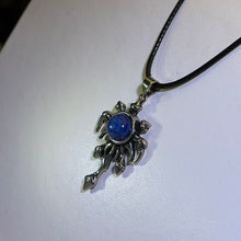 Load image into Gallery viewer, Kyanite Gothic Totem Pendant Necklace 蓝晶石哥特图腾吊坠项链
