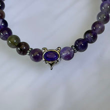 Load image into Gallery viewer, Amethyst Mystic Fox Guardian Bracelet 紫水晶萌狐守护手串
