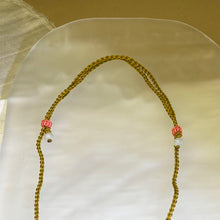 Load image into Gallery viewer, White Jadeite Thuja Wood Zen Necklace 白色翡翠崖柏木禅意编织项链
