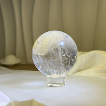 Load image into Gallery viewer, Clear Quartz Natural Crystal Sphere 白水晶天然原石球摆件
