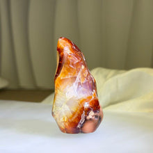 Load image into Gallery viewer, Carnelian Natural Flame Figurine 红玛瑙天然火焰原石摆件

