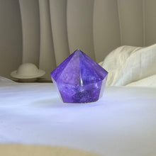 Load image into Gallery viewer, Amethyst Polished Crystal Point Figurine 紫水晶精磨原石晶点摆件
