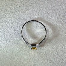 Load image into Gallery viewer, Citrine Adjustable Ring 黄水晶镶嵌活口戒指
